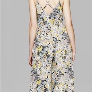 Floral print jumpsuit